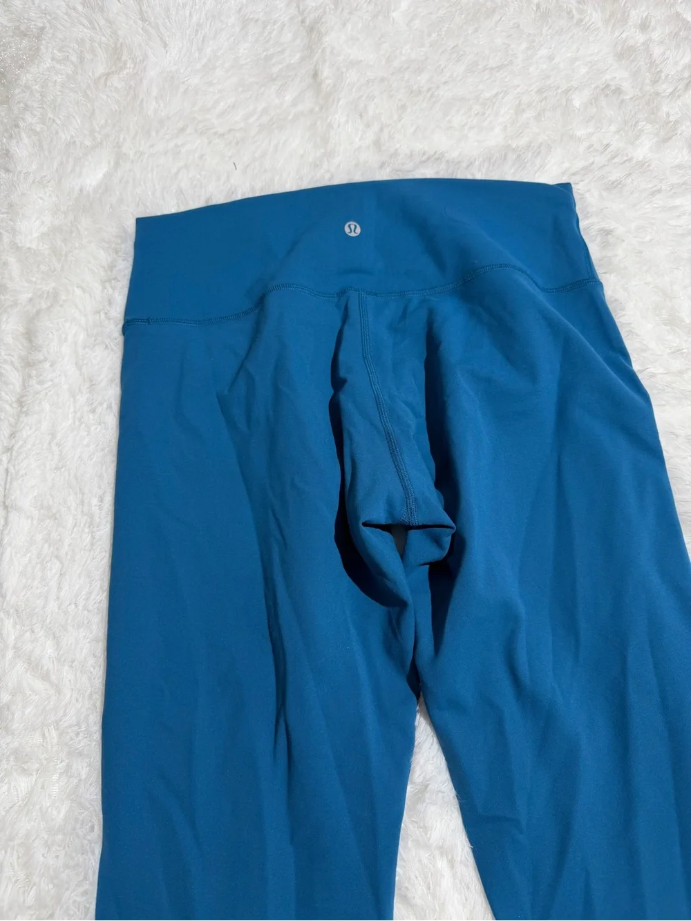 lululemon athletica Size 12 Align Teal Blue Leggings pants workout Pilates yoga
